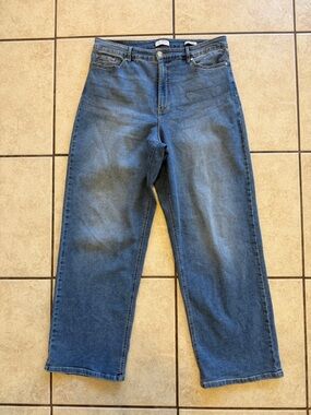 sofia by sofia vergara Relaxed wide-Leg Blue Jeans